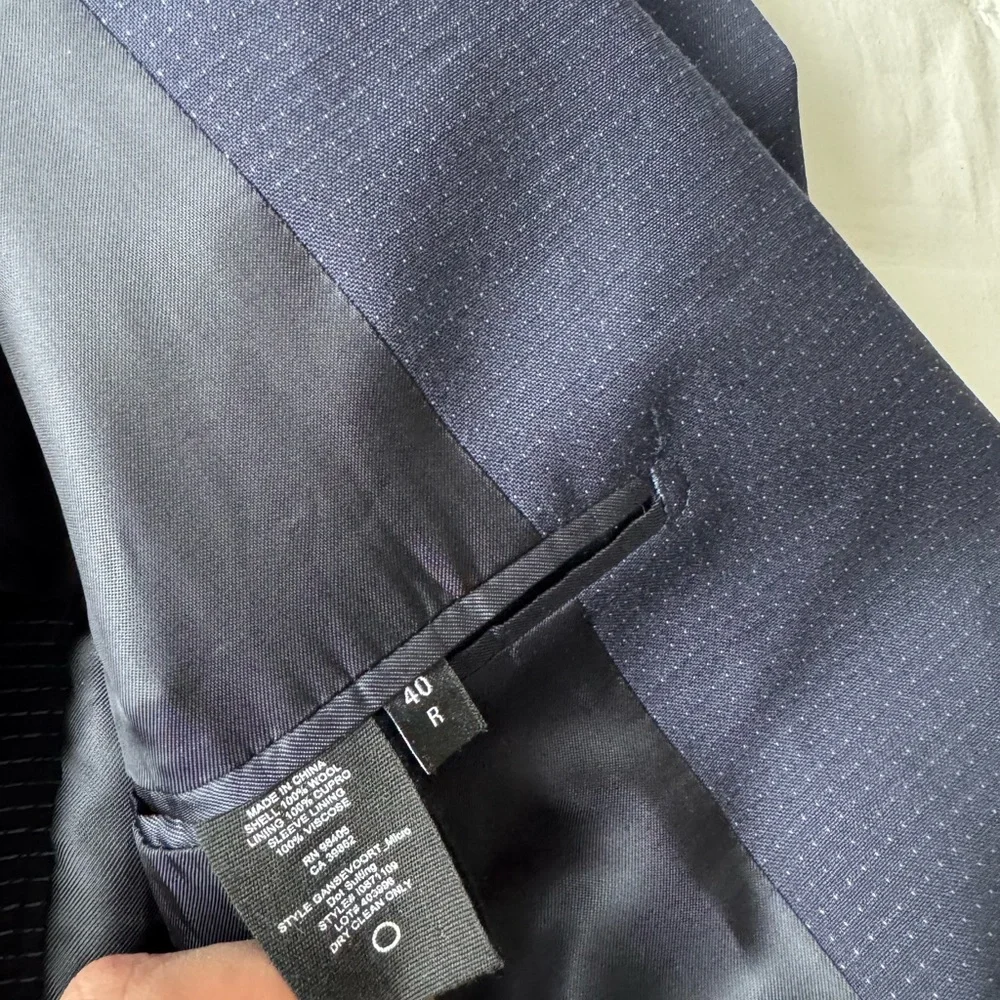 Theory 40 Gansevoort Blazer Eclipse Multi Polka Dot
